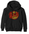 David Bowie 'Vintage Diamond Dogs Logo' (Black) Pull Over Hoodie