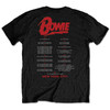 David Bowie 'New York City' (Black) T-Shirt BACK
