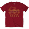 David Bowie 'Pheonix Festival' (Red) T-Shirt