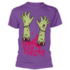 Bring Me The Horizon 'Zombie Hands' (Purple) T-Shirt