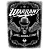 Warrant 'Louder, Harder, Faster' Back Patch