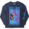 Guns N' Roses 'Get In The Ring Tour '91-'92' (Navy) Long Sleeve Shirt