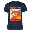 Imagine Dragons 'Eye' (Navy) T-Shirt