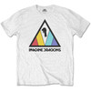 Imagine Dragons 'Triangle Logo' (White) T-Shirt