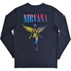 Nirvana 'Angelic Gradient' (Navy) Long Sleeve Shirt BACK