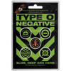 Type O Negative 'Slow, Deep and Hard' Button Badge Pack