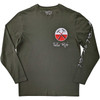 Pink Floyd 'The Wall Hammers Logo' (Green) Long Sleeve Shirt