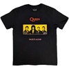 Queen 'Face It Alone Panel' (Black) T-Shirt