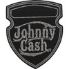 Johnny Cash 'Metallic Shield' (Iron On) Patch