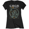 CBGB 'Liberty' (Black) Womens Fitted T-Shirt