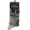 CBGB 'Logos' (Grey) Socks (One Size = UK 7-11)