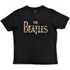 The Beatles 'Logo Treatment' (Black) T-Shirt