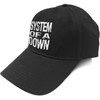 System Of A Down 'Stacked Logo' (Black) Baseball Cap