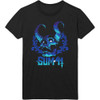 Sum 41 'Blue Demon Skull' (Black) T-Shirt Front