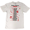 Sum 41 'Sketches European Tour 2022' (White) T-Shirt Back