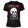 Motley Crue 'Skull Cuffs 2' (Black) T-Shirt