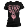 Motley Crue 'Kick Start My Heart' Womens Fitted T-Shirt