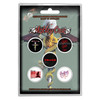 Motley Crue 'Dr Feelgood' Button Badge Pack