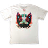 Slipknot 'Adderall Faceback' (White) T-Shirt Back