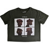 Gorillaz 'Demon Days' (Green) Womens Crop Top