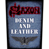 Saxon 'Denim & Leather' Back Patch
