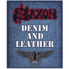 Saxon 'Denim and Leather' Patch