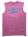 Aerosmith 'Glitter Print Logo' (Pink) Eco Tank Vest