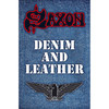 Saxon 'Denim & Leather' Textile Poster