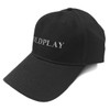Coldplay 'White Logo' (Black) Baseball Cap
