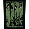 Type O Negative '4DXFRMBRKLYN' (Black) Back Patch