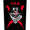 Stormtroopers of Death 'Scrawled Lightning' (Black) Back Patch