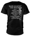 Rage Against The Machine 'BOLA Album Cover' (Black) T-Shirt Back