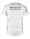 Rage Against The Machine 'Calm Like A Bomb' (White) T-Shirt Back