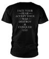 Black Label Society 'Face Your Fears' (Black) T-Shirt Back