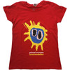 Primal Scream 'Screamadelica' (Red) Womens Fitted T-Shirt