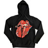 The Rolling Stones 'Hackney Diamonds Lick' (Black) Pull Over Hoodie