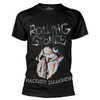 The Rolling Stones 'Hackney Diamonds Faded Logo' (Black) T-Shirt