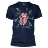 The Rolling Stones 'Hackney Diamonds Explosion' (Navy) T-Shirt