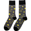 Nirvana 'Mixed Happy Faces' (Multicolour) Socks (One Size = UK 7-11)