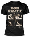 Bon Scott 'Collage' (Black) T-Shirt