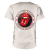 The Rolling Stones 'Hackney Diamonds Circle Label' (Natural) T-Shirt BACK