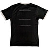 Joy Division 'Unknown Pleasures' (Black)  Eco Ringer T-Shirt BACK