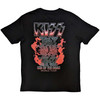 Kiss 'End Of The Road Tour Red BP' (Black) T-Shirt BACK