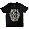 Kiss 'End Of The Road Wings' (Black) T-Shirt