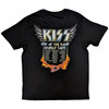Kiss 'End Of The Road Wings' (Black) T-Shirt BACK
