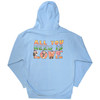 The Beatles 'All You Need Is Love' (Light Blue) Pull Over Hoodie BACK