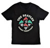 The Beatles 'Xmas Hats' (Black) T-Shirt