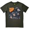 The Beatles 'Rubber Soul Album Cover' (Green) T-Shirt