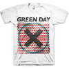 Green Day 'Xllusion' (White) T-Shirt