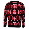 Star Wars - The Mandalorian 'Candy Cane' (Multicoloured) Knitted Sweatshirt
